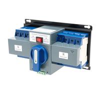 Interruptor de alimentación de emergencia - Conmutador automático 220 V/400 V, 63 A, 4 pines, respetuoso con el medio ambiente y silencioso, con indicador LED para funcionamiento, nivel de seguridad