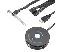 Interruptor de Alimentación de Escritorio XTVTX Desktop Computer Netzschalter PC Power Button Externes Verlängerungskabel Fernstart