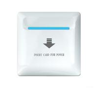 Interruptor de alimentación de tarjeta de ahorro de energía, interruptor de control de acceso a la pared, interruptor de hotel de 13,56 MHz, 40 A-45 A, corriente compatible con tarjetas M1 de 110 V