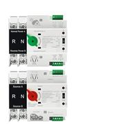Interruptor de alimentación dual ATS PV de riel DIN, 2P, 4P, 125 A, CA, 230 V, 110 V, 1 unidad(City Grid-PV Energy,2P AC 110V)