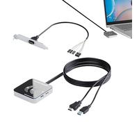 Interruptor de alimentación para Ordenador de sobremesa, Interruptor de alimentación de PC, USB 3.0/USB 2.0 para Ordenador de Escritorio con 5 velocidades GPS para el hogar