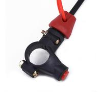 Interruptor de amarre de parada de motor para motocicleta, ATV, quad, bicicleta con control de manillar de 7/8 pulgadas, compatible con motores a 1