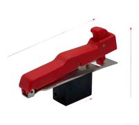 Interruptor de amoladora angular de bloqueo automático con bloqueo de seguridad, interruptor de herramienta eléctrica de repuesto para amoladoras y pulidoras de 125, 150, 180 y 230 mm, plástico rojo