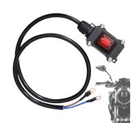 Interruptor De Apagado De Batería - Terminal Aislador Impermeable ABS 12V 24V, Interruptor De Parada Del Motor Para Motocicleta, Interrupción De Energía Del Vehículo | Para Uso Eléctrico De