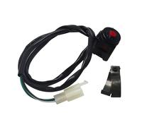 Interruptor de Apagado de botón Universal Compatible con Modelos de Pit Bike de 50cc-160cc SDG SSR Thum-pstar YCF CRF XR 50 TTR Pitster-Pro Dirt Bike(Red)