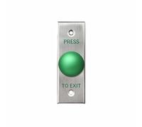 Interruptor de apertura de puerta S40 NO/NC/COM, interruptor de puerta de empuje para salida de acero inoxidable CC 12-30 V, botón de empuje para salida para edificios comerciales y residenciales