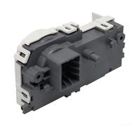 Interruptor de apertura de puerta WH01X29528 Blanco Gris Plástico | Reemplazo directo para WH01X29528, restaura la seguridad de la puerta, evita errores de ciclo, carcasa de plástico