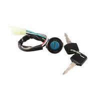 Interruptor De Arranque Con Cable Para Motocicletas Pit Bikes Cerraduras De Puertas 2 Llaves Quads De 50 Cc A 250 Cc ATV Interruptor Bloqueo Encendido(4 Wires Male Plug)