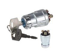 Interruptor de Arranque con Terminal de conexión de 3 Posiciones y 2 Llaves para Coche, Motocicleta, Tractor, Remolque y Carretilla elevadora.