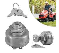 Interruptor de Arranque del Motor: Nizirioo Tractor de Bloqueo 12 V Ingiliación Clave de Arranque de 5 Pines con 2 Teclas, Interruptor de Encendido para El Tractor del Tractor de Césped