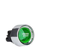Interruptor de arranque y parada de motor de coche, 12V/24V, 50A, botón pulsador sin llave, arranque de encendido LED con luz General arranque de encendido coche(GREEN)