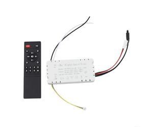 Interruptor de atenuación continuo para ventilador de techo, receptor de controlador inalámbrico infrarrojo, 6 kit remoto ajustable, función de reinicio del módulo de atenuación LED para sala de estar