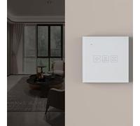Interruptor de atenuación sensible al tacto Panel de vidrio templado para WIFI Smart Lighting Solutions