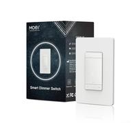 Interruptor de atenuación WiFi inteligente con control activado por voz y funciones de control dual, lo que permite una gestión de luz multipunto y programación personalizada