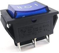 Interruptor de balancín KCD2 1 PCS potencia 3 Posiciones 6 Equipo eléctrico con interruptor luz 16A 250VAC / 20A 125VA(Blue On-off-on)