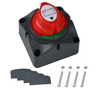 Interruptor de batería 12 - 48 V, impermeable, de alto rendimiento, interruptor principal para coche, RV, ATV, UTV, vehículo 300/10000 amperios y marino (encendido/apagado)