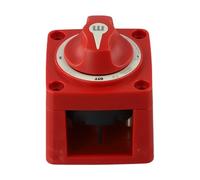 Interruptor de batería de 2/3/4 posiciones para barco marino, 48 V, 100 A-300 A, aislador resistente con pernos de cobre estañado, ABS + núcleo plateado, rojo