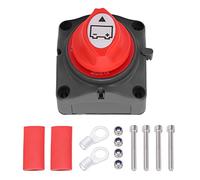 Interruptor de Batería On Off, Desconexión 12-48VDC, 275A Resistente al Calor, Universal para Coche, RV, ATV y Barco - Fácil Operación, Alta Capacidad de Corriente, Protección