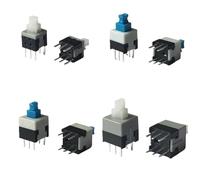 Interruptor de bloqueo automático, botón de encendido y apagado, 6 pines, 5,8x5,8mm, 7x7mm, 8x8mm, 8,5x8,5mm, 20 unidades(8.5 x 8.5)