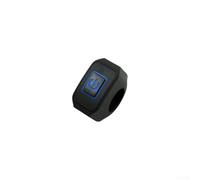 Interruptor de bloqueo automático para motocicleta y vehículo eléctrico que soporta funciones de faros delanteros y luz de paso solo (azul)