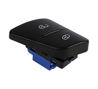 Interruptor de bloqueo central del coche, botón de bloqueo central del interruptor de bloqueo de la puerta del coche del lado del conductor para Passat 2006-2011 B6 3C