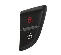 Interruptor de bloqueo central del coche, Qiilu Interruptor de bloqueo de puerta delantero izquierdo, interruptor de bloqueo de puerta de coche, botón de bloqueo central para A4 B8 S4 Allroad A5 S5 R