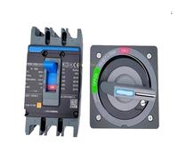 Interruptor de bloqueo de energía Mecanismo de operación manual Manija giratoria NXM Disyuntor Puerta abierta Apagado MCCB(4P,200A)