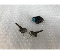 Interruptor de Bloqueo ignición Motocicleta, Tapa Tanque Combustible, Juego 6 Cables para Suzuki Gn125 GN 125 125cc(Car Lock)