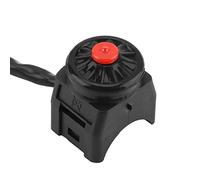 Interruptor de bocina del manillar, 1 Uds 22 mm 7/8 "interruptor de apagado universal botón de bocina manillar de parada para motocicleta motocicleta
