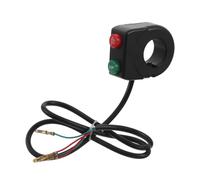 Interruptor de Bocina y Faro para Scooter, Manillar 7/8 Pulgadas | Botones Ergonómicos, Instalación Rápida, Conectores Estándar, Plástico y Aleación, Negro, para Lluvia