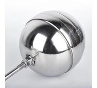 Interruptor de bola flotante de acero inoxidable M6 (1 unidad) - Bola flotante de acero inoxidable 304 for control de nivel de agua (diámetro de 50 mm a 150 mm)(60mm)