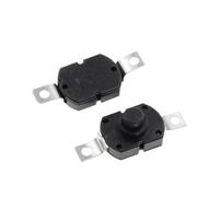 Interruptor de botón 1712-KD, interruptor de linterna 1712KD, bloqueo de 17x12x9,5 MM, interruptor de lámpara de mesa, botón de linterna, interruptor de encendido-apagado