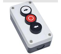 Interruptor de botón ABS industrial, IP40 impermeable de 1 a 4 puertos, vida útil de 1 millón de ciclos, por encima de 440 V para sistemas de ascensor y control (ZB2B324 XAL)