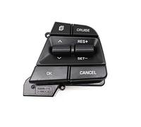 Interruptor de botón/Ajuste for Hyundai Collar móvil Solaris Elantra1.6L Control de Crucero Volante multifunción Accesorios for automóvil Derecha(Six Buttons)