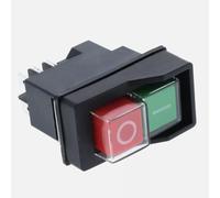 Interruptor de botón compatible con sierra de mesa C10RJ C10RJSM, número de pieza 371450, botón de control de alimentación de repuesto, interruptor de encendido/apagado de plástico negro