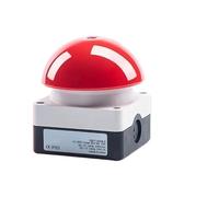 Interruptor de botón con cabeza seta grande, 1/5/10 Uds., IP67, a prueba agua, 1NO + 1NC, parada emergencia, mango reinicio automático, empuje pie(Red Self-Reset,1 Pcs,3NO)