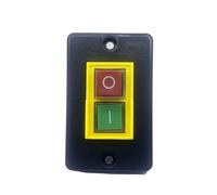 Interruptor de botón de arranque automático seguro indispensable impermeable AC 250 V 6 A para proyectos eléctricos Pulsador Interruptor de seguridad de máquina
