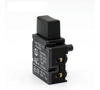 Interruptor de botón de bloqueo automático industrial de 16 A 125/250 VCA, interruptores de encendido y apagado para taladro de gatillo, sierra, amoladora de martillo HY79C-21, paquete de 2