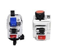 Interruptor de Botón de Control de Manillar Conjunto de interruptor eléctrico para manillar de motocicleta, 22mm, 7/8 ", arranque, bocina, faro, luz antiniebla, interruptores de botón