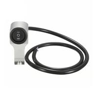 Interruptor de Botón de Control de Manillar Interruptor de faro de manillar de motocicleta de 3 posiciones de aleación de aluminio, interruptor de señal de giro de haz alto y bajo de 12V(3)