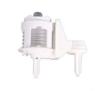 Interruptor de botón de descarga doble neumático de plástico blanco para panel de tanque de agua oculto, válvula de liberación de presión de aire para baño, cisterna de inodoro, instalación de