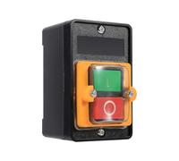Interruptor de botón de encendido/apagado, interruptor impermeable, accesorios para máquinas herramientas, 10 A CA, 220 V/380 V, interruptor de protección del motor, interruptor de seguridad para