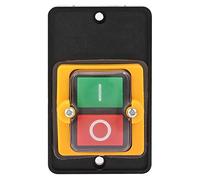 Interruptor de botón de encendido/apagado, KA0-5KH Taladro de presión AC220V/380V 10A Interruptor de botón de encendido/apagado a prueba de agua Botón de presión para equipos mecánicos Maquinaria text
