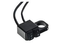 Interruptor De Botón De Encendido Y Apagado para Manillar De Motocicleta ATV De 7/8 Pulgadas, Luz Antiniebla De Freno De Peligro para Faros Delanteros Interruptor Motocicleta Luz Manillar(A)