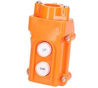 Interruptor de Botón de Grúa, Interruptores de Elevación hacia Arriba Y hacia Abajo Plástico Resistente a la Lluvia Resistente a la Corrosión + Prevención de Envejecimiento de Carcasa ABS