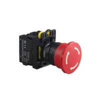 Interruptor de botón de parada de emergencia con cabeza de hongo de 22 mm LA115-A1-11ZS Alimentación de emergencia(1NO1NC standard)
