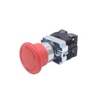Interruptor de botón de parada de emergencia con cabeza de seta de XB2-542 de 22mm, interruptor de botón de encendido de parada de emergencia de 10A/415V