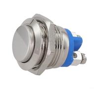 Interruptor de botón de reinicio automático de 16 mm con protección IP67, para circuitos electromagnéticos (cabeza alta)