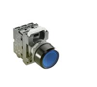 Interruptor de botón de reinicio modular azul con luz MP2-42L-10;10060165