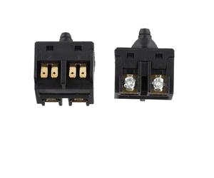 Interruptor de botón de repuesto para amoladora angular de 100 mm - Construcción de plástico y metal, compatible con poli estándar de 100 mm